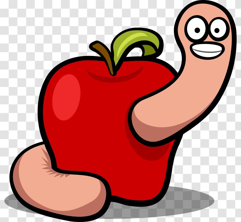 Worm Apple Clip Art - Tree - Wormy Apples Transparent PNG