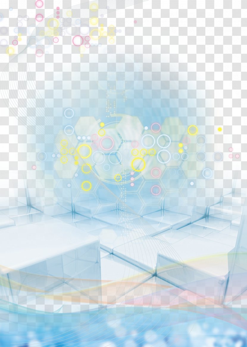 Blue Transparency And Translucency Three-dimensional Space Technology - Box Transparent Background Transparent PNG