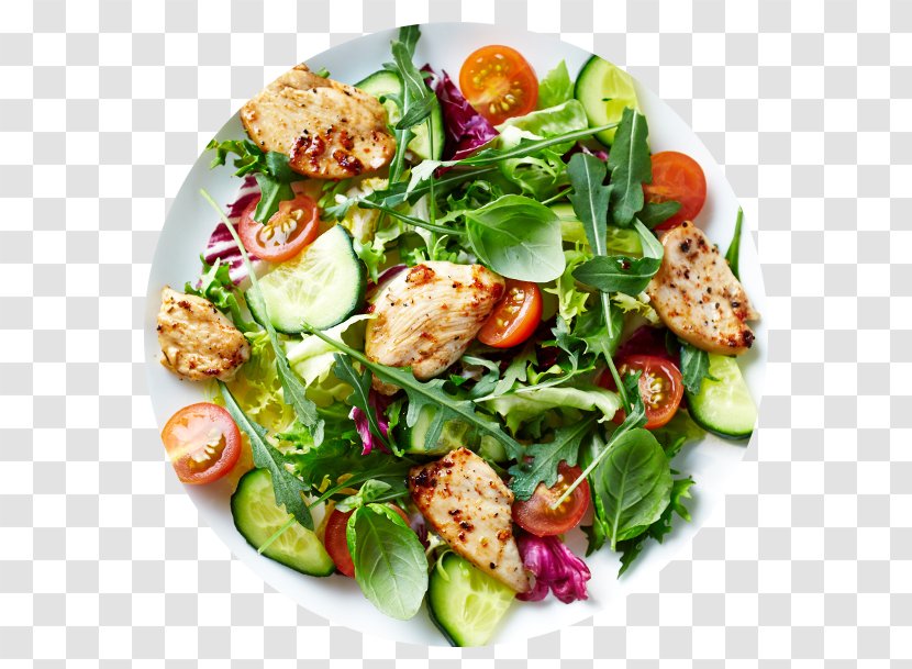 Chicken Salad Barbecue Caesar - Lettuce Transparent PNG