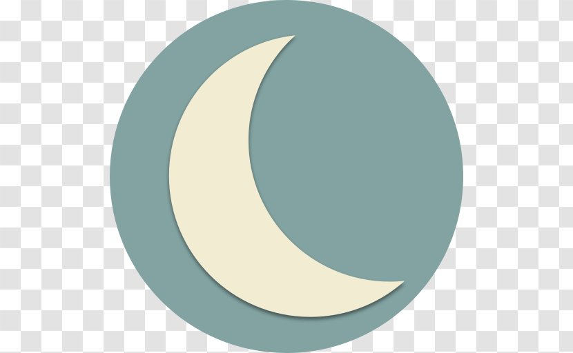 Moon Symbol Clip Art - Aqua - Moonlight Transparent PNG