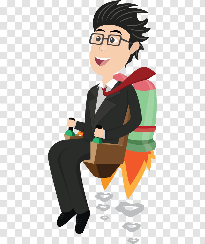 Spark Infosystems Human Behavior Boy Clip Art - Reading - Rocket Launch Transparent PNG