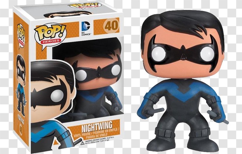 Nightwing Dick Grayson Batman Robin Funko Transparent PNG