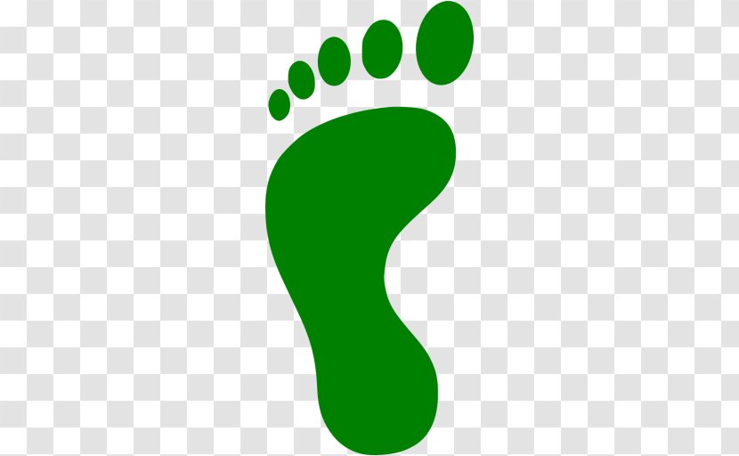 Footprint Clip Art - Green - Foot Transparent PNG