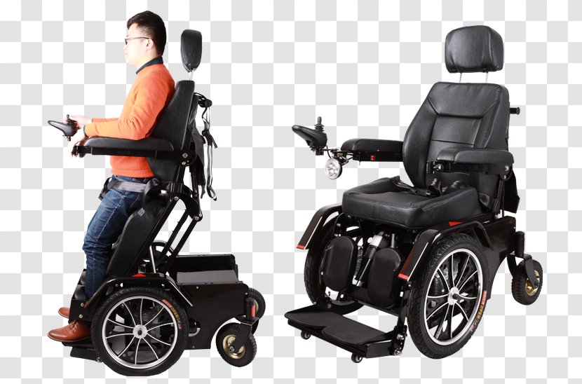 Motorized Wheelchair Standing Disability - Chair Transparent PNG