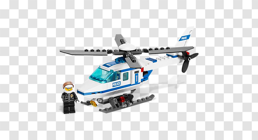 7741 LEGO City Police Helicopter 60138 High-Speed Chase Toy - Lego Modular Buildings Transparent PNG