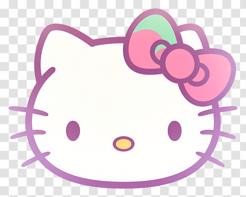 Hello Kitty Face - Hello Kitty Icon Transparent PNG