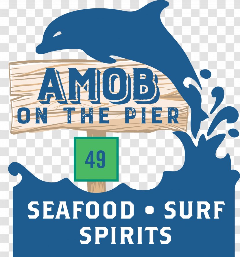 Anna Maria Island Beach Logo Restaurant - Marine Mammal Transparent PNG