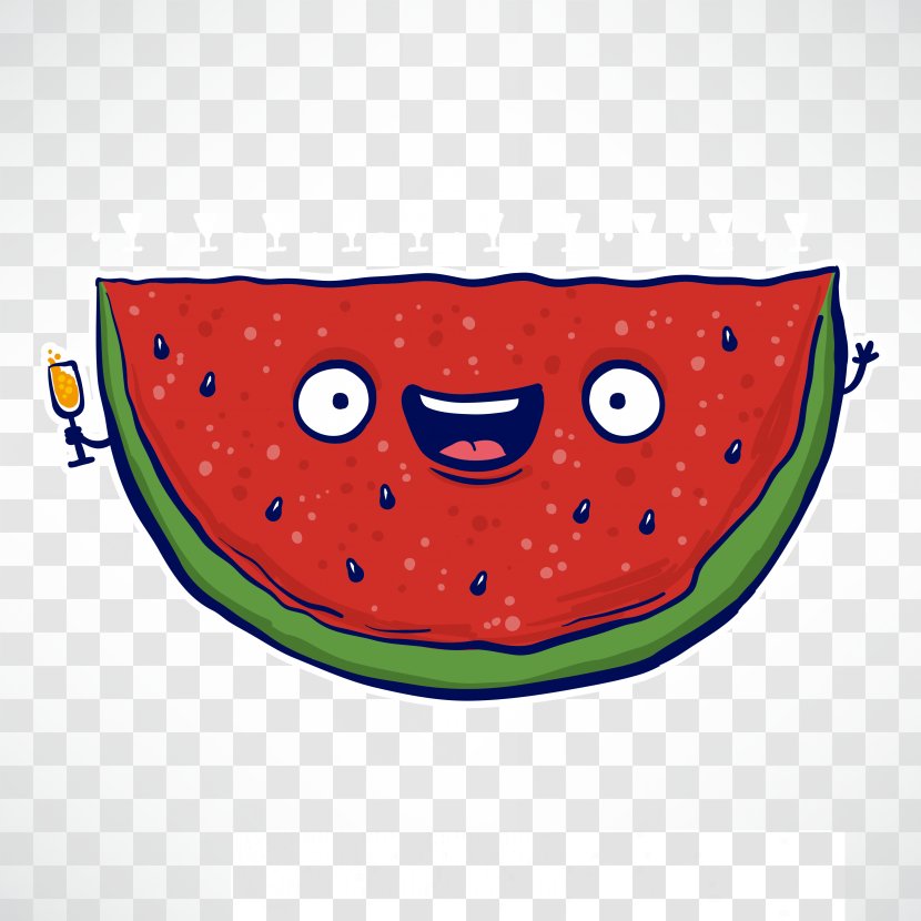 Watermelon Cartoon Poster - Citrullus Transparent PNG