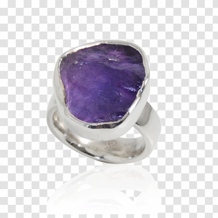 Amethyst Mineral Zoisite Ring Jewellery - Calcite Transparent PNG