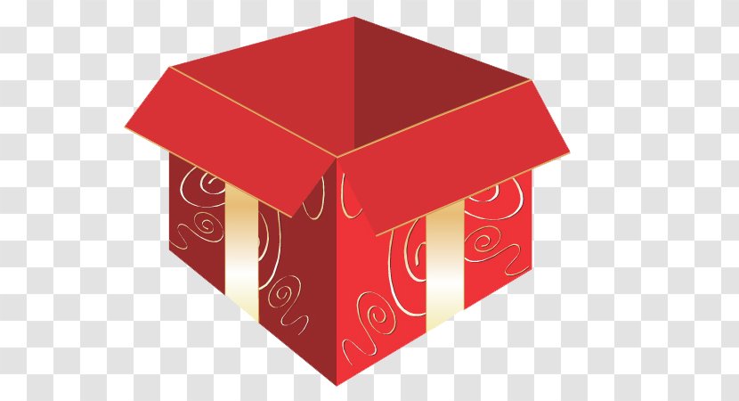 Box Gift Rectangle Deliver Christmas Day Presents - Table Transparent PNG