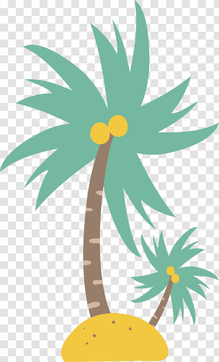 Arecaceae Coconut Tree - Photography - Island Decoration Transparent PNG