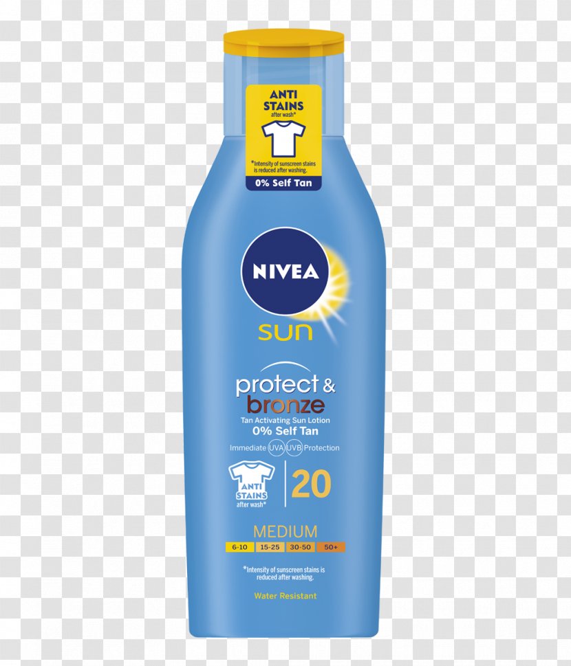 Sunscreen NIVEA Sun After Moisture Soothing Lotion Factor De Protección Solar Tanning - Personal Care Transparent PNG