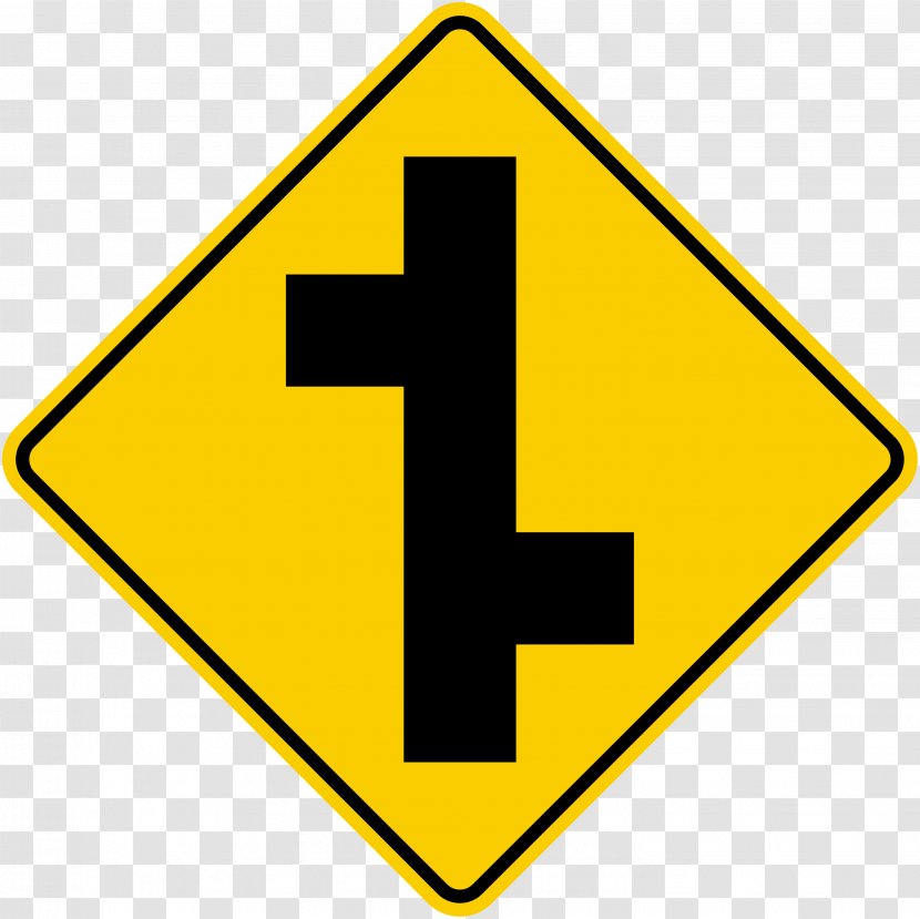 Traffic Sign Warning Road Priority Signs - Merge - Crossroads Transparent PNG