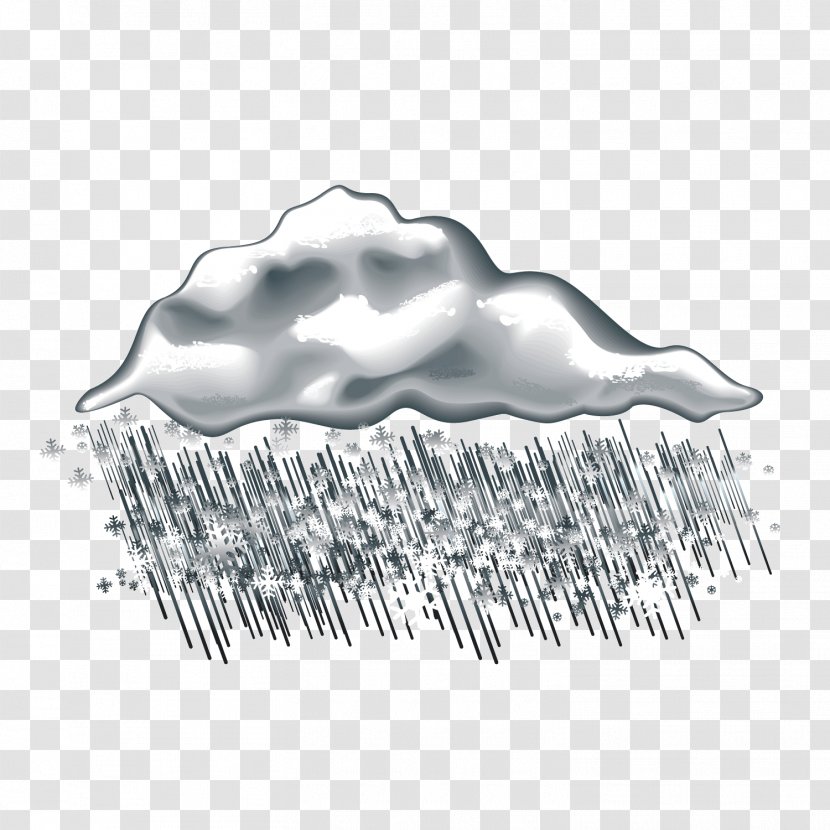 Cloud Rain Snow - Lightning - Gray Clouds And Transparent PNG