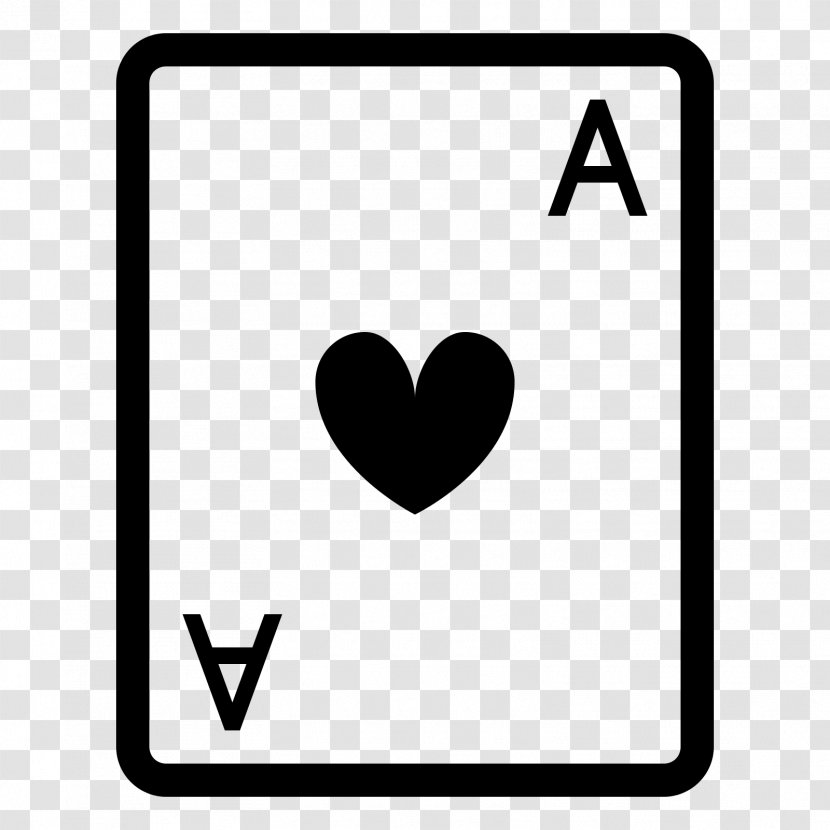 Ace Of Spades Playing Card As De Trèfle - Game - Heart Transparent PNG