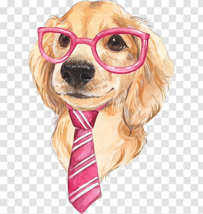 Dog Puppy Drawing Sketch - Breed - Glasses Transparent PNG
