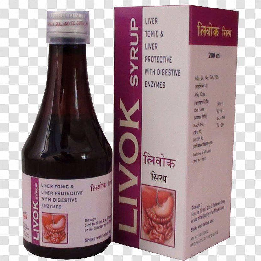 Tonic Water Syrup Liquid Liver Digestion - Ayurveda - Gayatri Transparent PNG