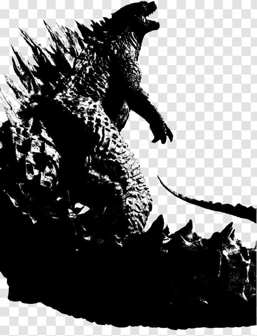 Godzilla Film Poster Black And White Transparent PNG