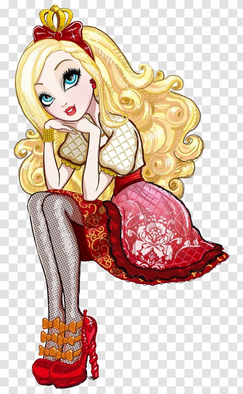 Ever After High Legacy Day Apple White Doll Queen Of Hearts Snow - Drawing Transparent PNG