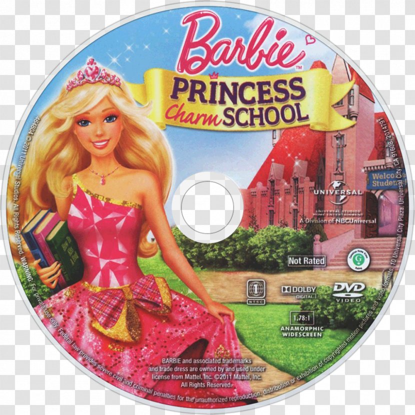 Barbie DVD Compact Disc Film Video CD - The Princess Popstar Transparent PNG