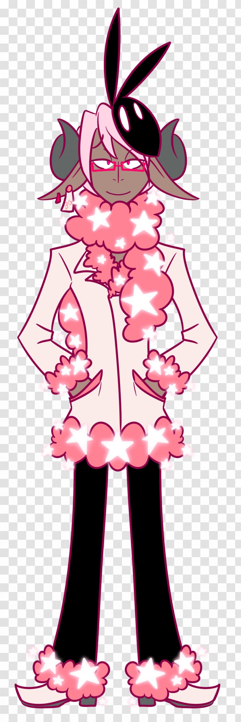 Pink Flower Cartoon - Female - Magenta Fictional Character Transparent PNG