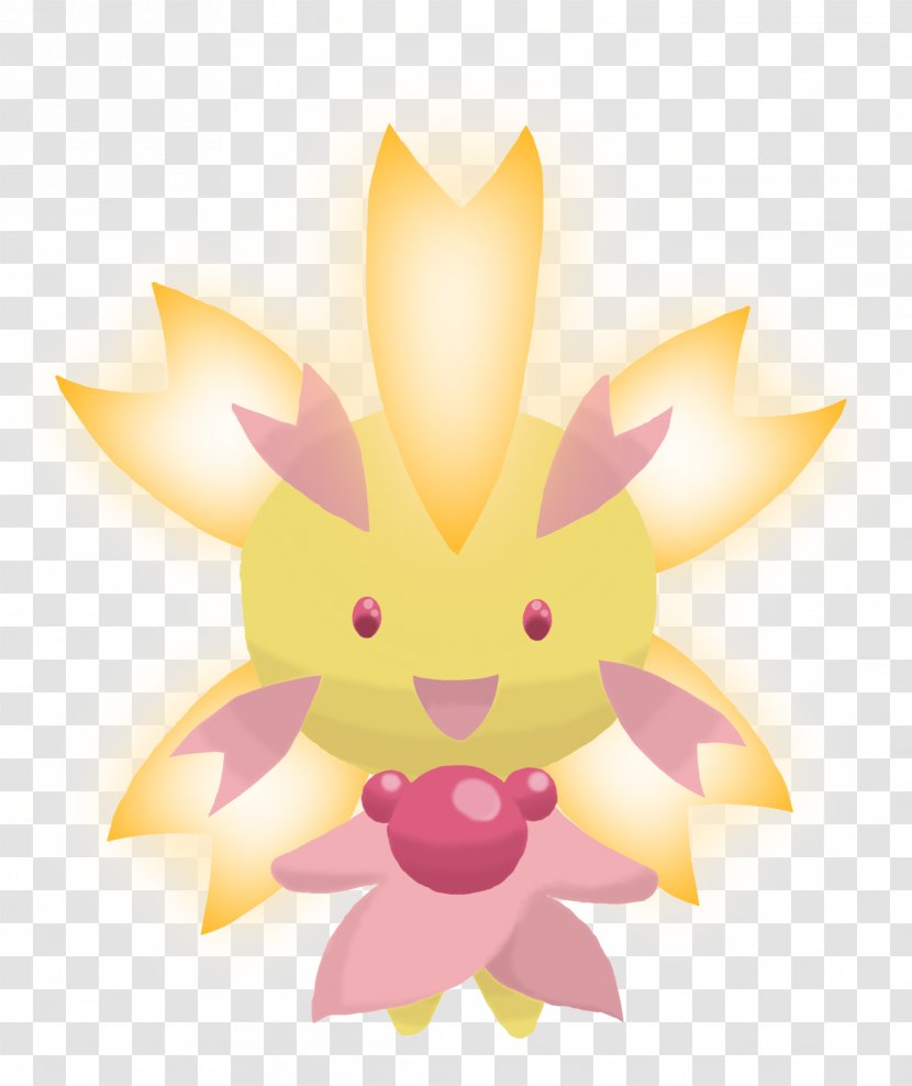 Cherrim Cherubi Pokémon Blissey Evolution - Character - Time-Turner Transparent PNG