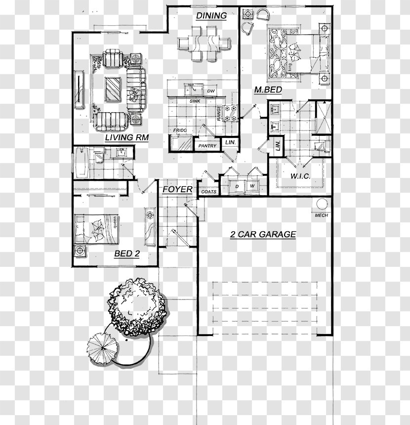 Floor Plan Paper House Architectural Engineering Transparent PNG