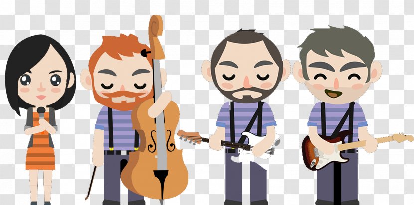 Quintet Musical Ensemble Quartet La Fantástica Banda - Cartoon - CONTRABAJO Transparent PNG