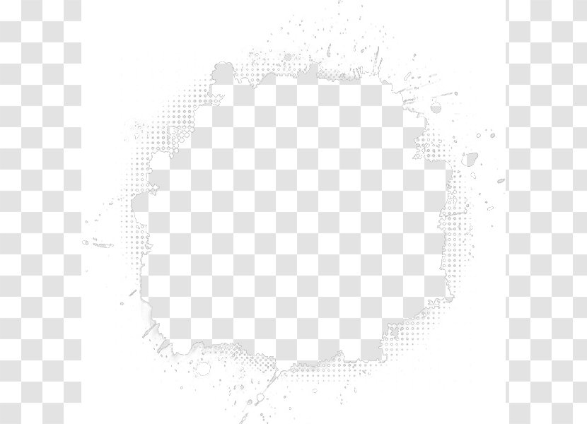 Black And White Pattern - Paint Texture Transparent Background Transparent PNG