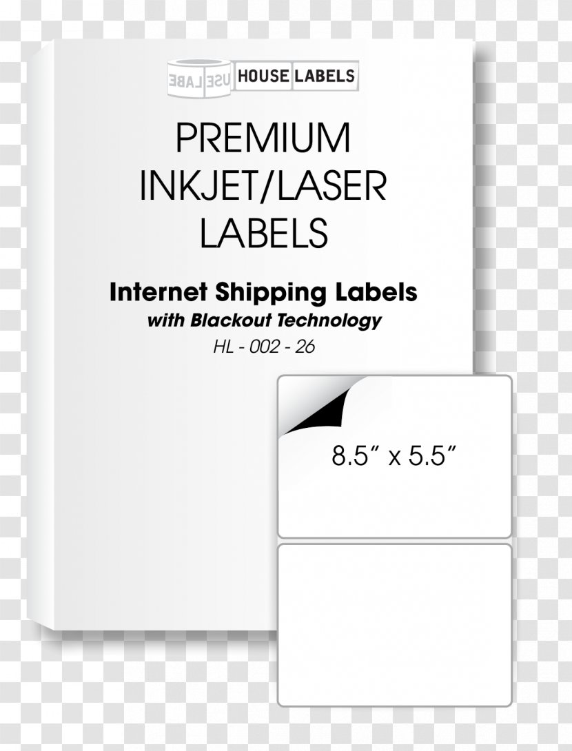 Paper Label Avery Dennison Mail Printing - Diagram - All Included Transparent PNG