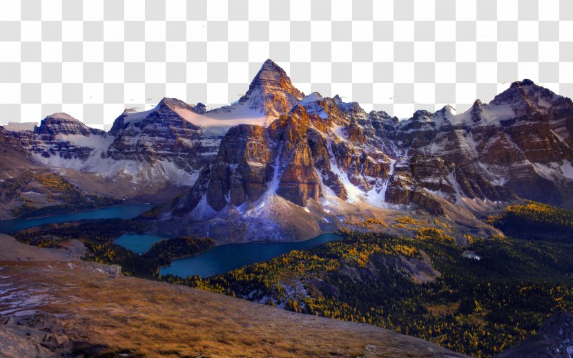 Mount Assiniboine Provincial Park Nub Peak Mountain Wallpaper - Panorama - Canada Because Ten Transparent PNG