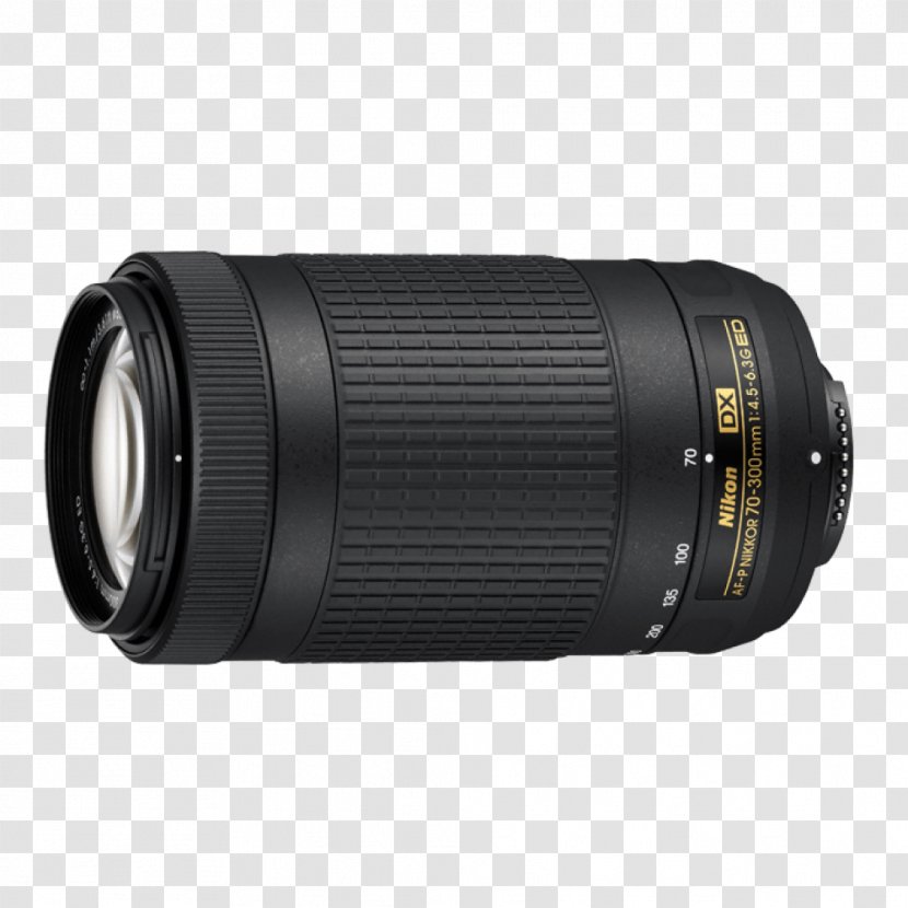 Nikon F 70-300mm Lens Nikkor Camera Digital SLR - Slr Transparent PNG