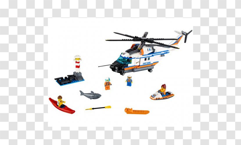 LEGO 60166 City Heavy-duty Rescue Helicopter Toy 60174 Mountain Police Headquarters - Lego Star Wars Transparent PNG