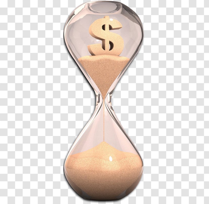 Money Hourglass Time Stock Photography Transparent PNG