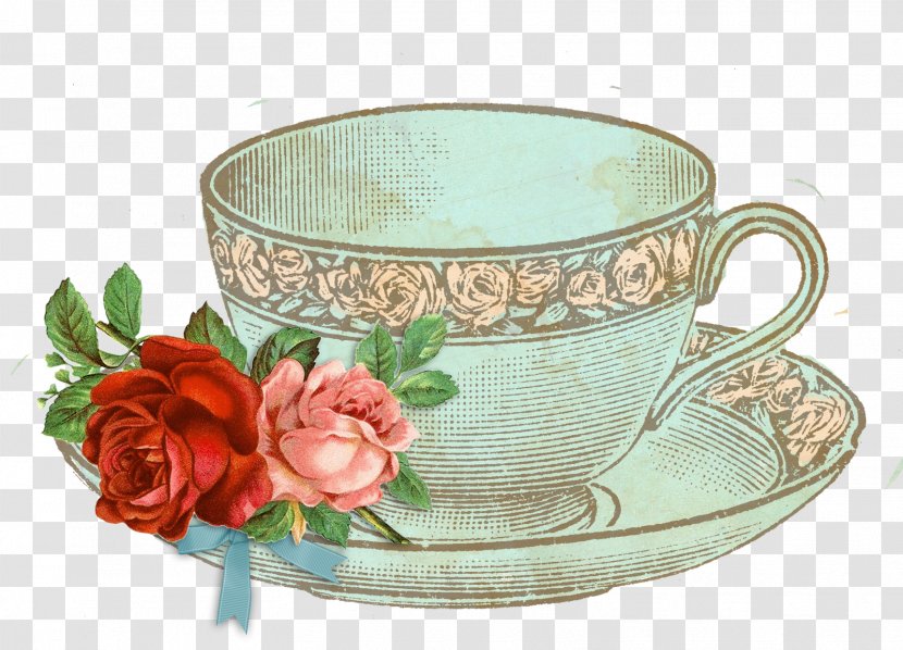 Dormouse Teacup Paper Tableware - Illustrations Transparent PNG