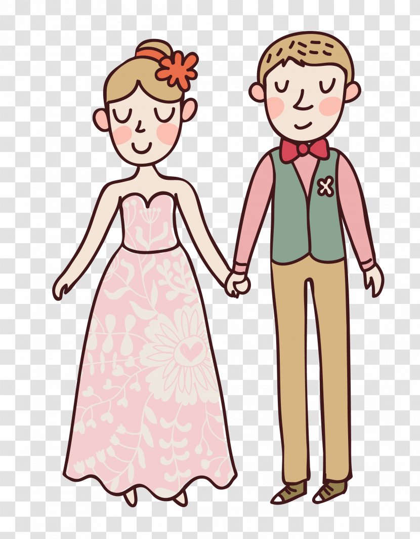 Wedding Invitation Android Bridegroom - Heart - Bride And Groom Transparent PNG