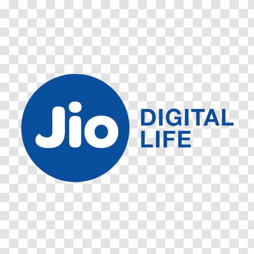 Jio Reliance Digital Business Logo Mobile Phones - Blue Transparent PNG