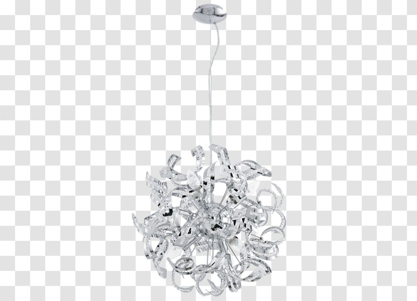 Light Fixture Chandelier Lamp EGLO - Body Jewelry - Crystal Chandeliers Transparent PNG