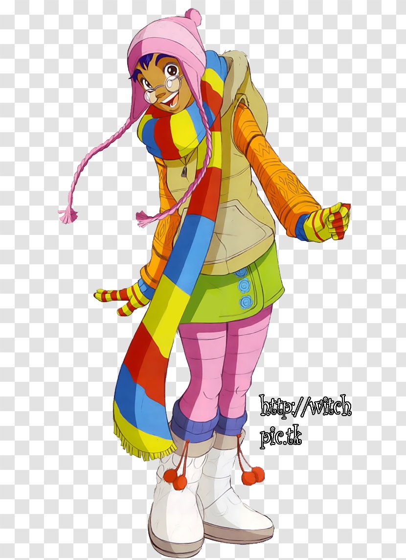 Taranee Cook Clown Costume Cartoon Mascot - Design - Hay Lin Transparent PNG