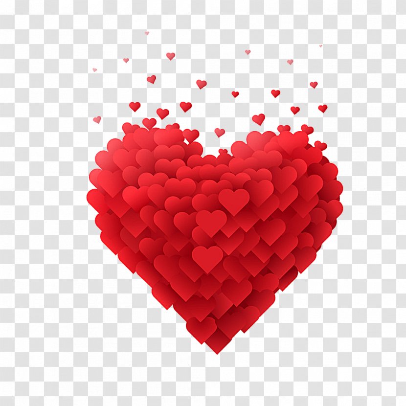 Heart Valentine's Day Clip Art - Flower - Love Transparent PNG