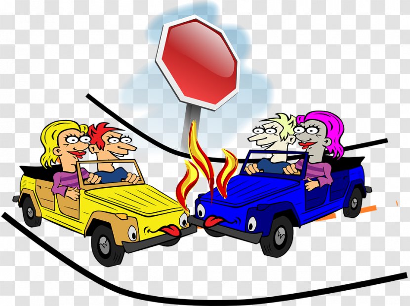 Traffic Collision Accident Cartoon Clip Art - Toy - Intersection,Traffic Accident,Crash Transparent PNG