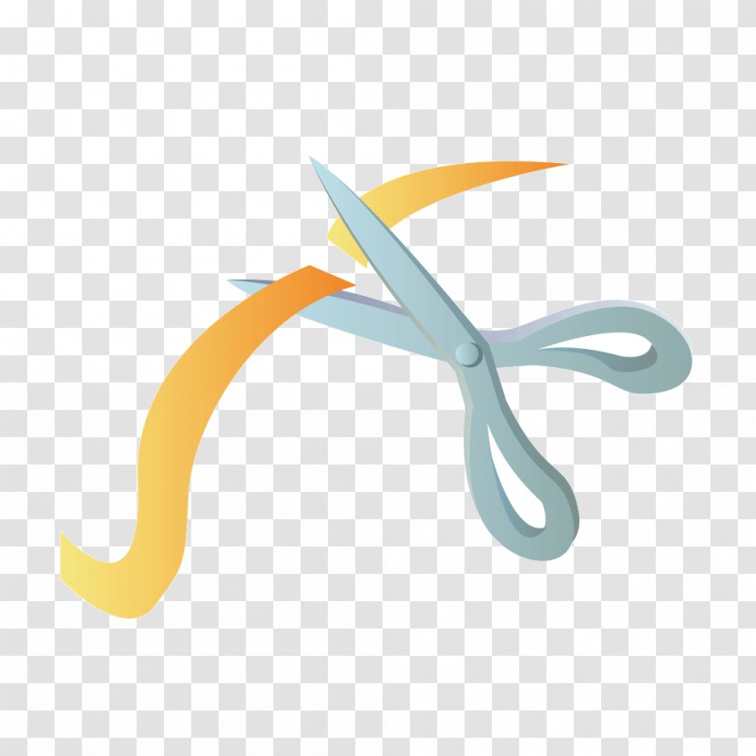 Scissors Ribbon Euclidean Vector - Symbol Transparent PNG
