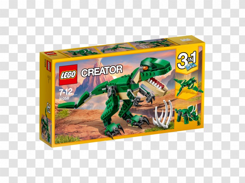LEGO 31058 Creator Mighty Dinosaurs Lego Toy 3-in-1 Transparent PNG