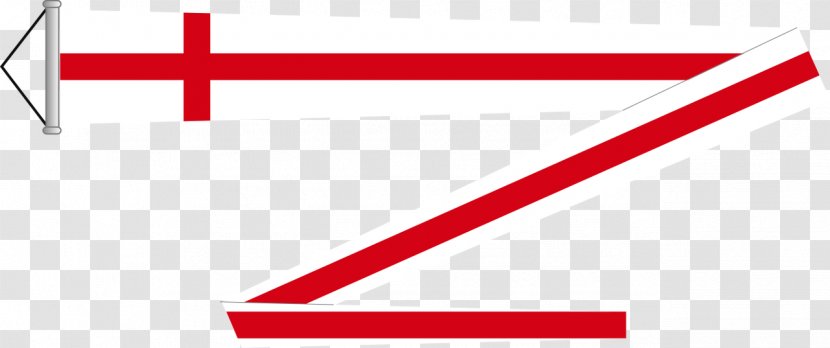 Flag Of England Pennon Viiri - Saint George S Cross - Bunting Material Transparent PNG