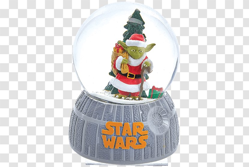 Yoda Stormtrooper Snow Globes Star Wars Christmas Ornament - Frame - Santa Claus Carries A Gift Transparent PNG