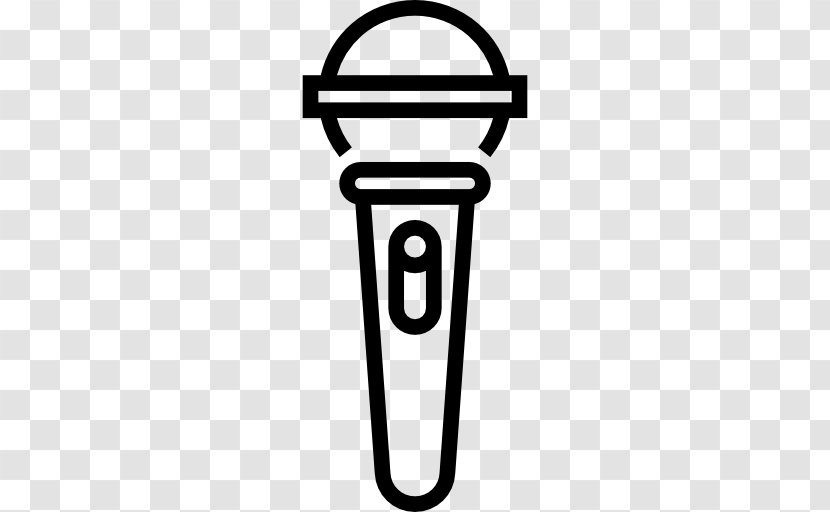 Microphone Clip Art - Black And White Transparent PNG