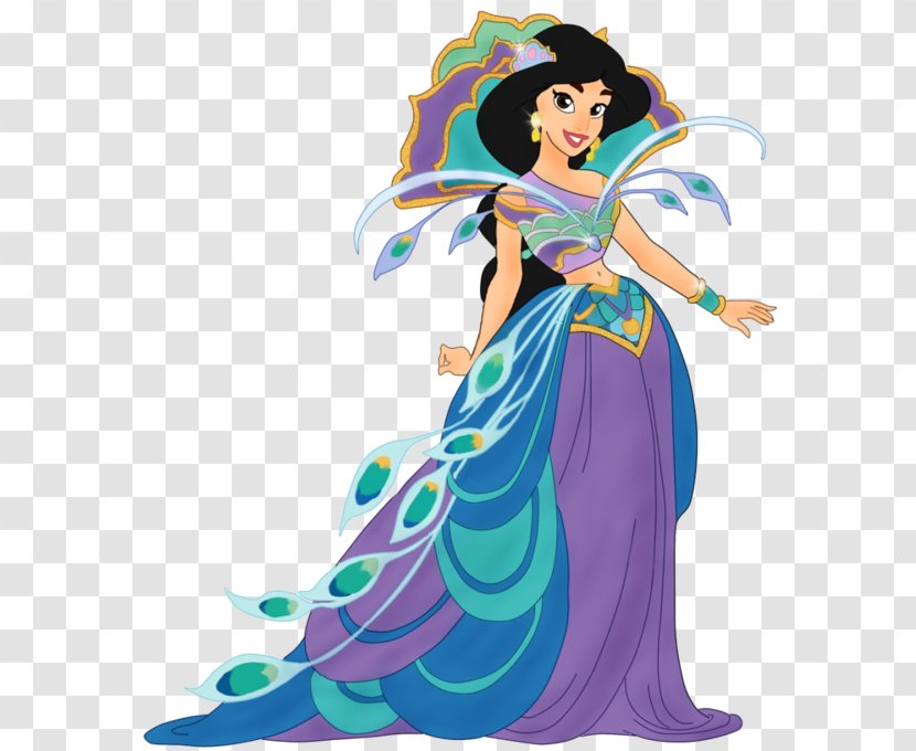 Princess Jasmine Aladdin Jafar Genie Disney - Art Transparent PNG
