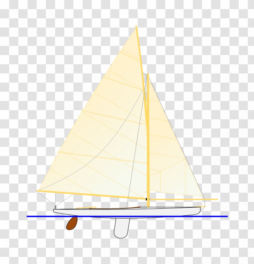 Sail Scow Yawl Triangle - Watercraft Transparent PNG