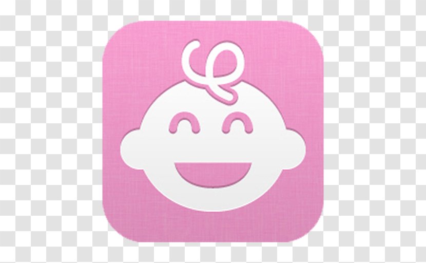 Smiley Pink M Text Messaging - Magenta Transparent PNG