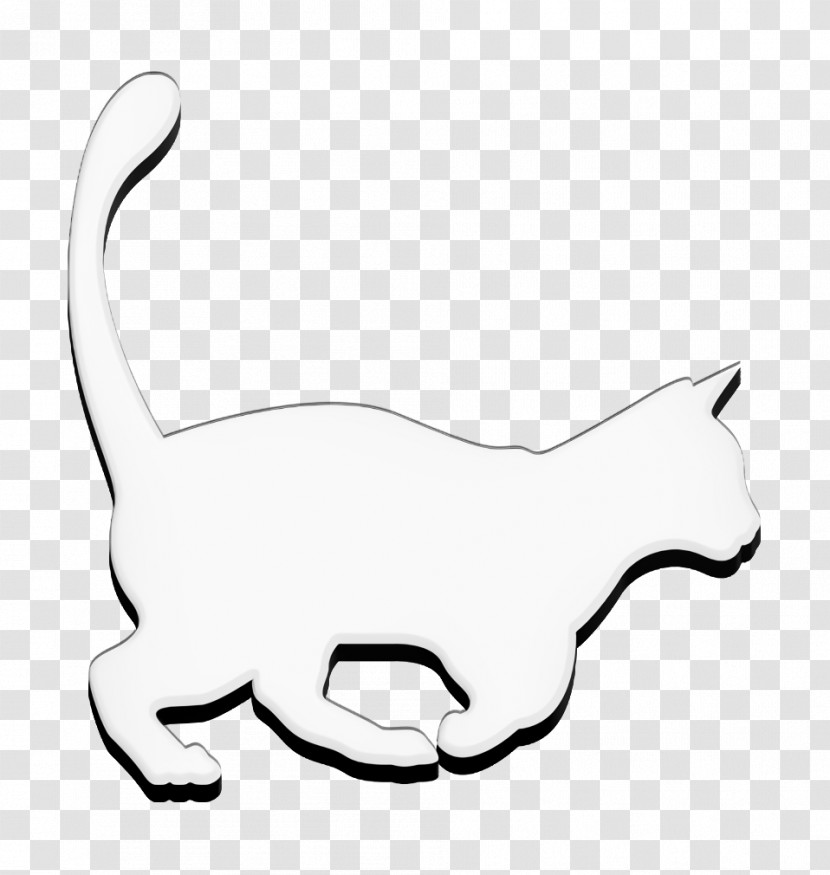 Domestic Cat Shape Icon Animal Kingdom Icon Cat Icon Transparent PNG